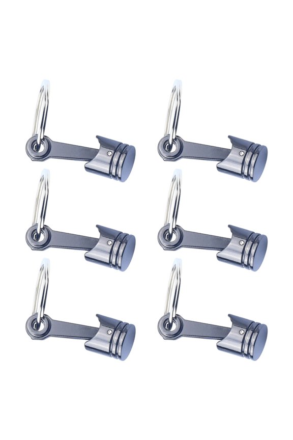Opening Automotive Piston Key Rings with Mechanical Design Metal Construction Fashion Key Holder Present for Car Lovers