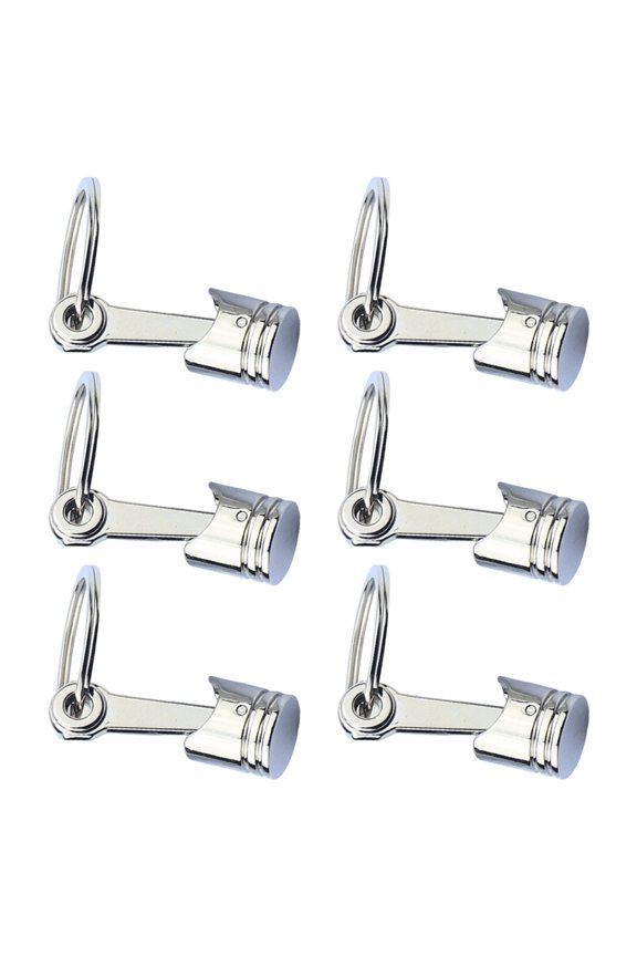 Opening Automotive Piston Key Rings with Mechanical Design Metal Construction Fashion Key Holder Present for Car Lovers