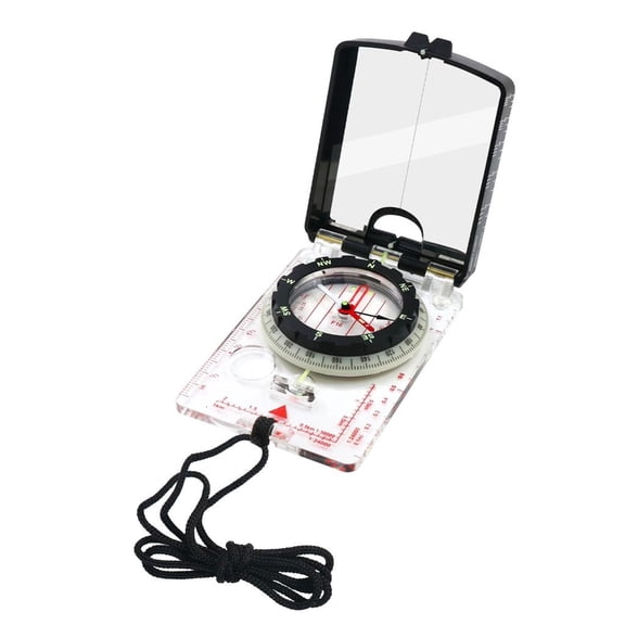 Geemin Orienteering Map Compasses Sighting Mirror Compasses with Adjustable Declination