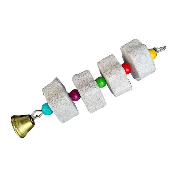 Geemin Parrot Grinding Stone Bird Molar Toy Parrot Molar Stone Parakeet Bird Cage Toy