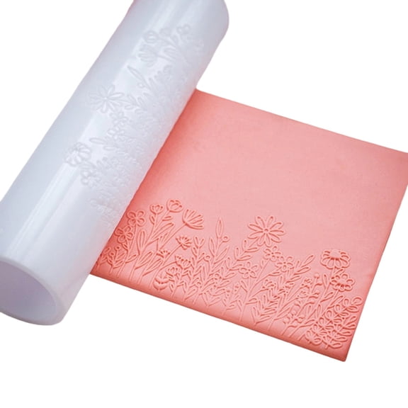 Geemin Polymer Clay Texture Roller For Earring Making Floral Jewelry Crafting Tool