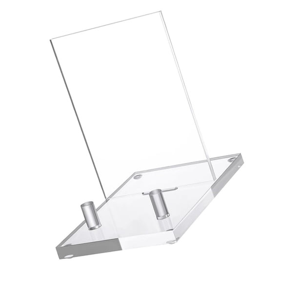 Geemin Portable Acrylic Easel Exhibition Display Stand for Home Decors and Office Use