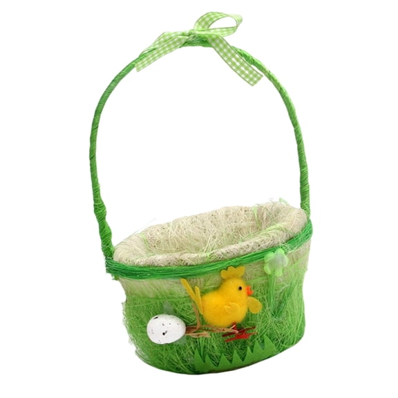 Geemin Practical Easters Chick Gift Packaging Basket For Teachers And DIY Enthusiasts