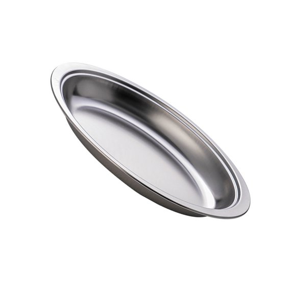 Geemin Restaurant Serving Platter Stainless Steel Large Oval Multifunctional for Steaming Fish Kitchen Cooking Accessories