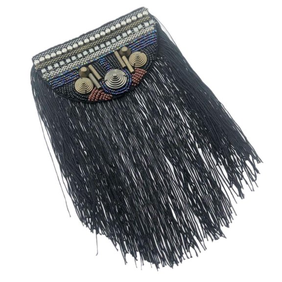 Geemin Retros Tassels Epaulette Long Chain Shoulder Epaulet Clothes Applique