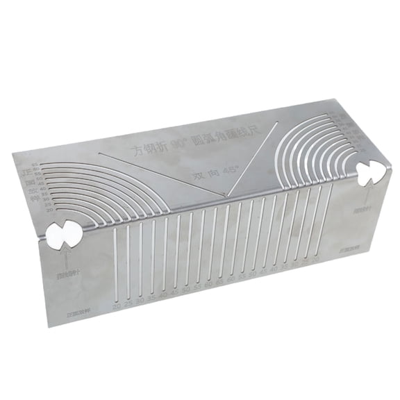 Geemin Round Corners Line Drawer Line Multifunctional Rounded Corner Drawing Ruler