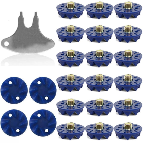 Geemin Screw-in Cricket Spikes with Spanner for Sports Short Running Track Shoes