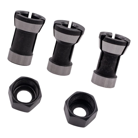 Geemin Set of 8 High Accuracy Router Collet Set For Precise Carving And Trimming Tasks