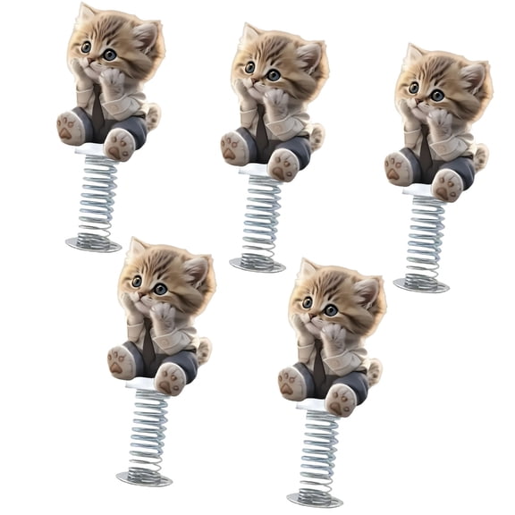 Geemin Shaking Cats Bobblehead Car Dashboard Decorations Lovely Dancing Cats Ornaments