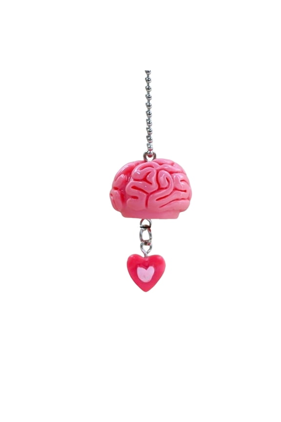 Simulation Brain Keychain Car Key Holder Metal Bag Pendant Accessories Handmade Keyring Charm Creative Gift