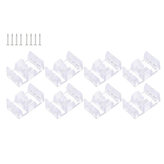 Geemin Sliding Shower Door Clear Bumpers 8Pcs ABS Guards for Glass Door Frame