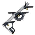 thumbnail image 1 of Geemin Square Ruler Metal Adjustable Sliding Combination Square Ruler Measure Tool, 1 of 12