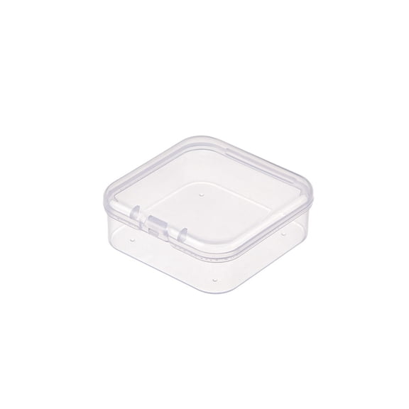 Geemin Stackable Transparent Plastic Craft Box With Tight Seal Lid For School Stationery Storage