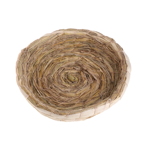 Geemin Straw Mat Woven Bed Cage Small Natural Straw Bedding Warm Hous