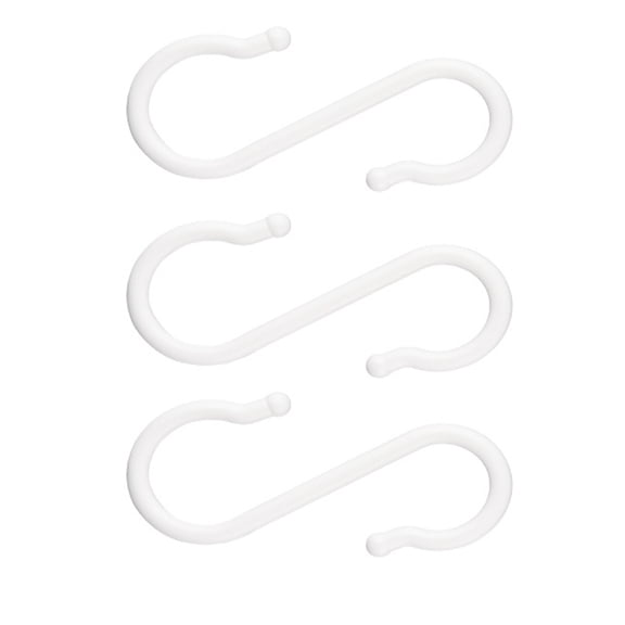 Geemin Sturdy Plastic S Hooks Drill Release Installation Wall Hooks Hangers For Daily Use
