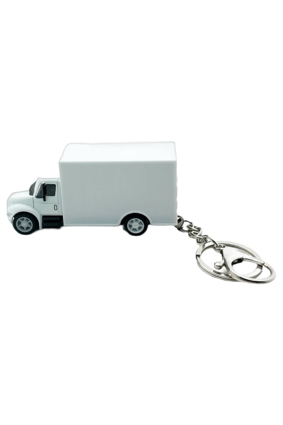 Stylish Plastic Car Themed Keychain Accessory Miniature 8.7cm Truck Pendant Key Chain For Collectors And Daily Use