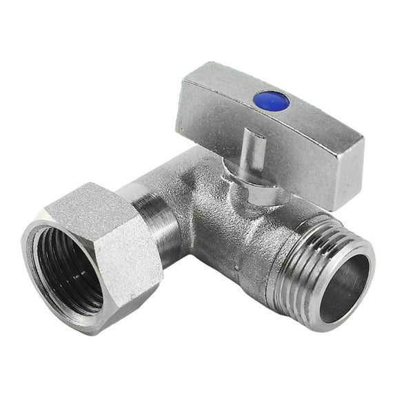 Geemin Toilet T Adapter Valves Toilet Tanks Connector Angle Stop Valves 1/2inch Thread for Bathroom Fixtures & Kitchen Use