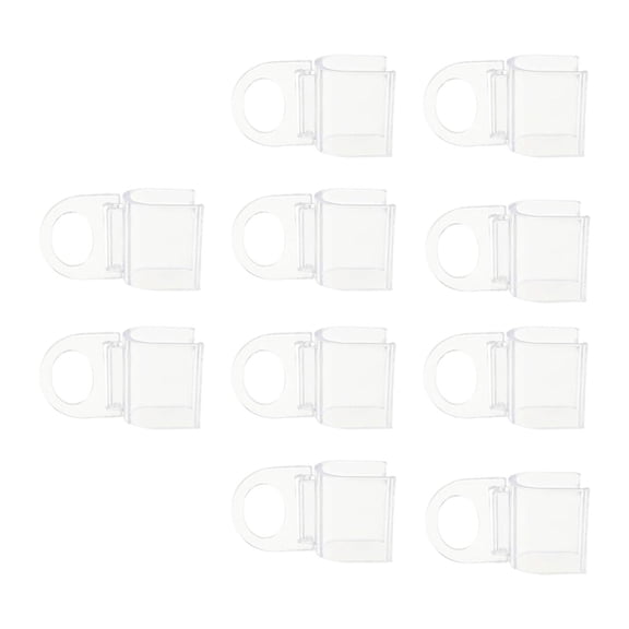 Geemin Transparents U Shape Roller Curtain Fasteners Clip For Various Home Decoration