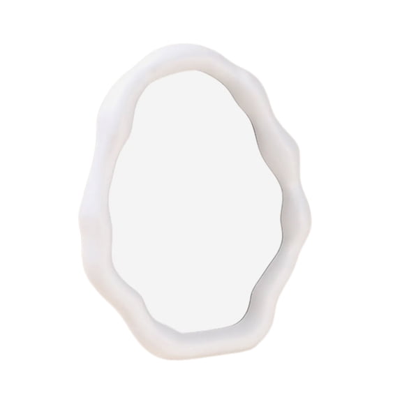 Geemin Unique Cute Cloud Shape Makeup Mirror for Desk Tabletop and Wall Hanging Mirror