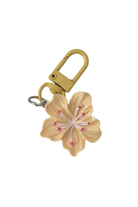 Unique Keychain Ornament Fashion Key Holder Stylish Key Jewelry Acrylic Texture for Daily Commute or Party Accessories