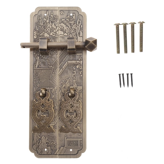 Geemin Upgraded Vintage Chinese Cabinet Knob Handles Drawer Knob Dressers Hardware Handles for Kitchen Cupboard Door Closet