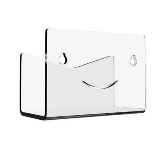 Geemin Wall Mounted Acrylic Envelope Stand Clear File Organizer Versatile Mail Sorter Letter Rack Postcard Storage Countertop