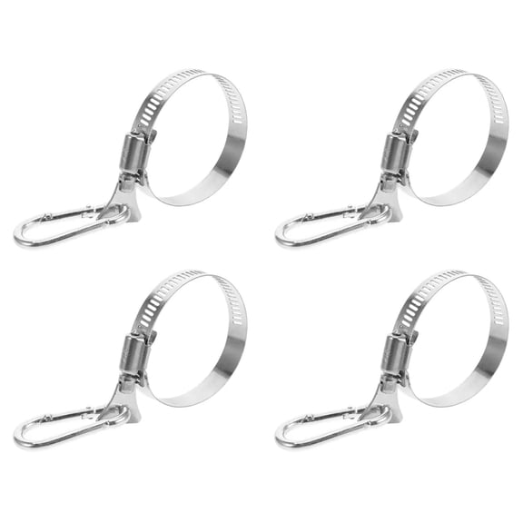 Geemin Wind Resistant Flagpole Bracket Flexible Adjustment Outdoor Windproof Clamp 4pcs