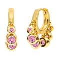 thumbnail image 1 of Geemwin 925 Silver Needle Circle Ear Buckle Ear Studs Female Personality Style Simple and Versatile Cold Style Earrings, 1 of 5