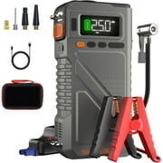 Geeneu Car Jump Starter with Air Compressor, 8000A Jump Box Combo 150PSI Tire Inflator, 12V Vehicle Jump starter Power Pack for All Gas/12L Diesel