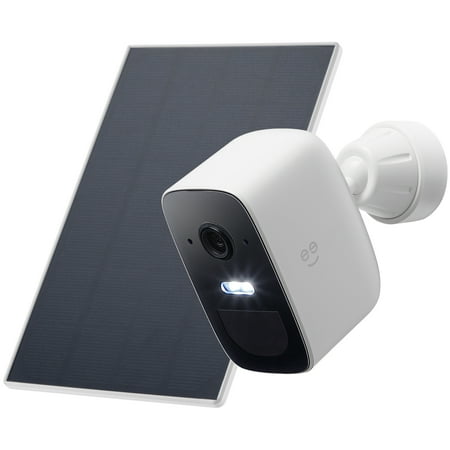 Geeni Freebird 2 Wireless Outdoor Security Camera with Solar Panel, Battery-Powered, Rechargeable, Weatherproof, Compatible with Alexa & Google Assistant