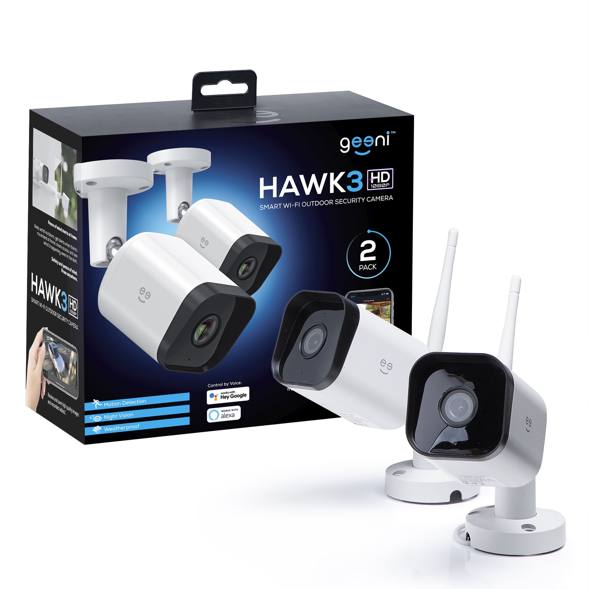 Kit X3 Camara Seguridad Exterior Wifi Camaras Vigilancia Ip – Qatar Shop