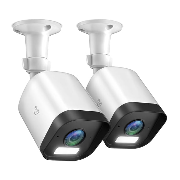 Geeni Hawk 3, 2K 4MP Smart Outdoor Security Wireless Camera - Color Night Vision, 2-Way Audio, Motion Detection, IP65 WiFi Camera - Pack of 2