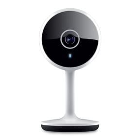 Geeni Vivid HD Indoor Smart Security Camera - Live Stream, Night Vision, 2-Way Audio, Motion Detection, microSD Recording & App Control, White