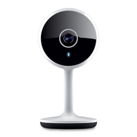Geeni Vivid HD Indoor Smart Security Camera - Live Stream, Night Vision, 2-Way Audio, Motion Detection, microSD Recording & App Control, White