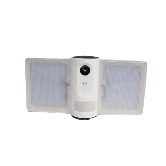 Geeni Sentry Wired Floodlight Camera Smart Security Camera, 2100 Lumens, 1080p HD, Built in Siren, Motion Detection, Night Vision, Works with Alexa and Google Home