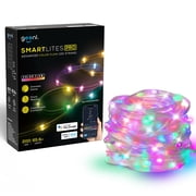 Geeni Smart Lites Pro 65.6 Color Flow LED Strand with Wi-Fi Voice Control