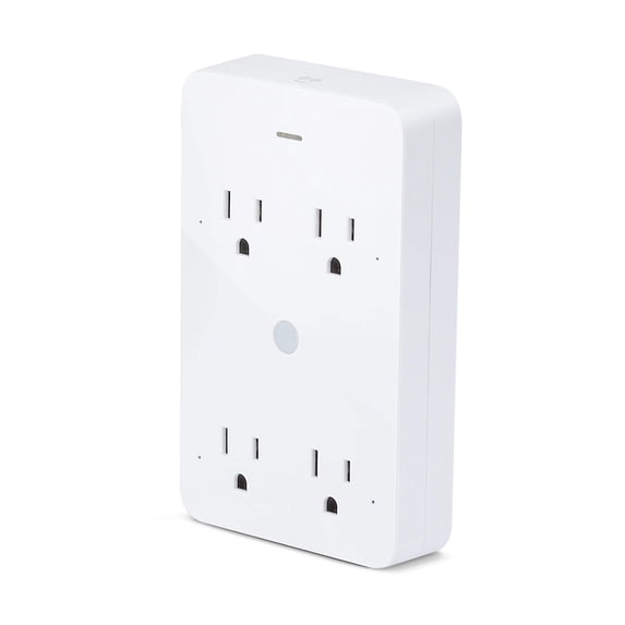 Geeni Smart Wi-Fi 4 Outlet Plug with Surge Protection, – No Hub Required – Compatible with Alexa, Google Home, White – 1-Pack