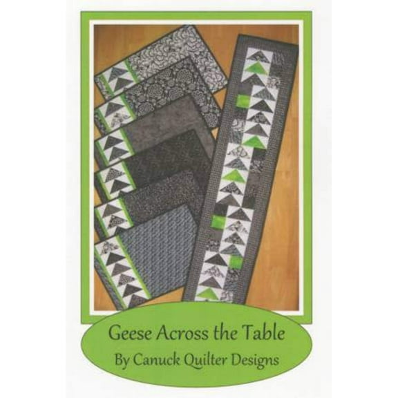 Geese Across the Table Runner Pattern by Canuck Quilter Designs