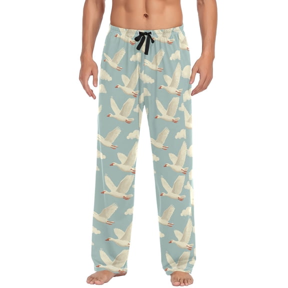 Geese Fly Men's Pajama Pants with Pocket Lounge Pants Pajama Sleep Pant Pj Comfortable
