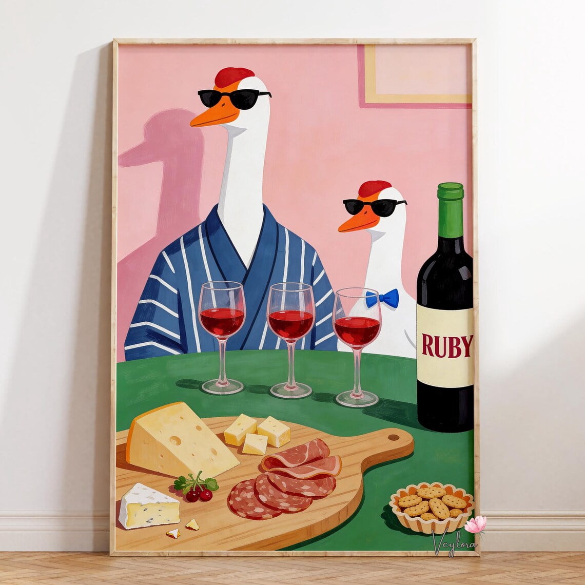 Geese Wine Kitchen Bar Wall Decor - Walmart.com