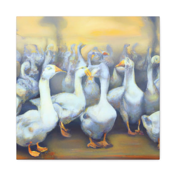Geese on a Journey - Canvas