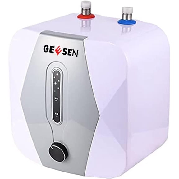 Geesen  10L 3Gallon Large Capacity Compact Size Instant Electric Tank Hot Water Heater Mini Instant Tankless Shower for Kitchen Bathroom