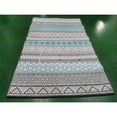 thumbnail image 1 of Geetinfly 12FT Area Rugs Outdoor Rugs Double Sided Mat Waterproof and Sun Proof Plastic Grass Carpet for Backyard Deck Picnic Blue+gray+black+White+, 1 of 8