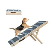 Geetinfly 1pcs Wooden Simplified Foldable Pet Ramp (customized 2)