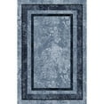 thumbnail image 1 of Geetinfly 2*6FT Area Rugs 1150Gsm 100% Polyester Rug 350Gsm Velvet Weight Pearl Velvet Washed Back Folding Simulation Printed Carpet Xm-Modern-Fang Cun Joy Blue tint, 1 of 8