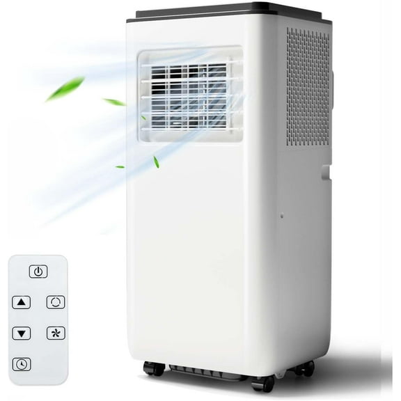 Geetinfly 2024 New 8,000 BTU Portable Air Conditioner with Remote Control, 3-in-1 AC Unit, Dehumidifier, Fan with Digital Display, for Room up to 200 Sq.Ft