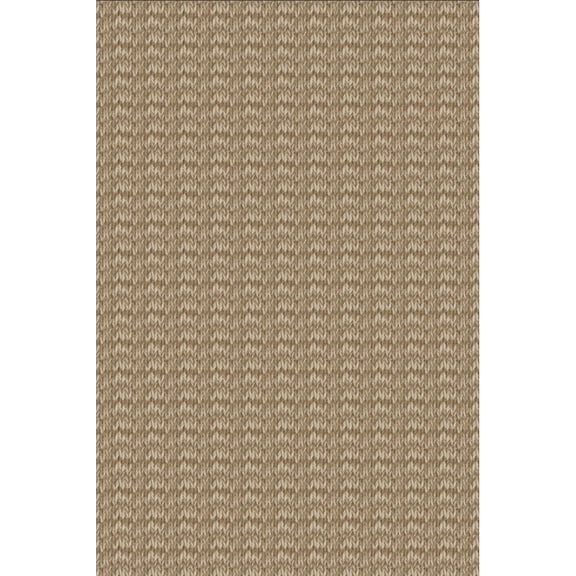 Geetinfly 3*5FT Area Rugs oval 1150Gsm 100% Polyester Rug 350Gsm Pile Weight Pearl Pile Washed Back Folding Simulation Printed Carpet - Modern - Herringbone Imitation Linen Camel tone