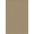 thumbnail image 1 of Geetinfly 4*4FT Area Rugs round 1150Gsm 100% Polyester Rug 350Gsm Pile Weight Pearl Pile Washed Back Folding Simulation Printed Carpet - Modern - Herringbone Imitation Linen Camel tone, 1 of 8