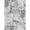 thumbnail image 1 of Geetinfly 5*7FT Area Rugs 1300Gsm 100% Polyester Rug 450Gsm Pearl Velvet Folded Washed Back Printed Carpet - Abstract - Mottled Ink light grey, 1 of 1