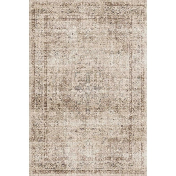 Geetinfly 8*10FT Area Rugs 100% Polyester Rug 350Gsm Velvet Weight Pearl Velvet Cotton Tpr Washed Folding Carpet - Persia - Oasis Camel